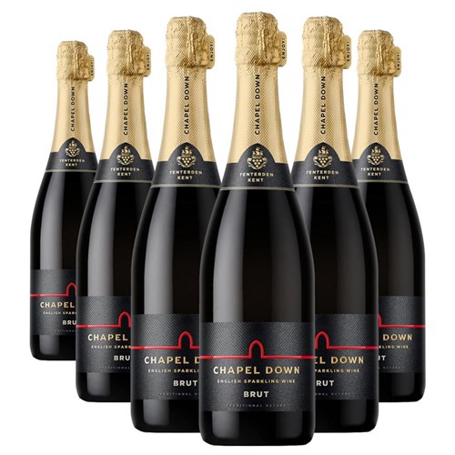 Buy a Case of 6 Bottles of Chapel Down Brut NV - Securely Packaged and Delivered Together